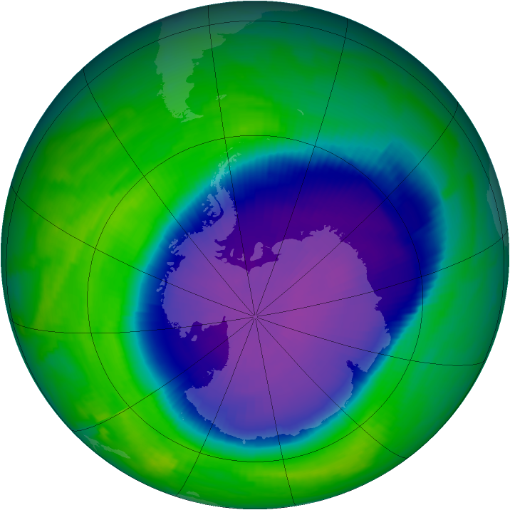 Ozone Map 1996-10-13